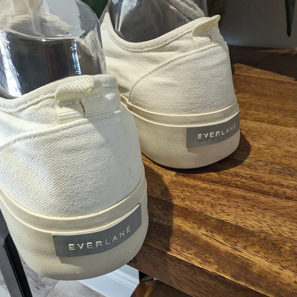 Everlane platform white sneakers size‎ 10